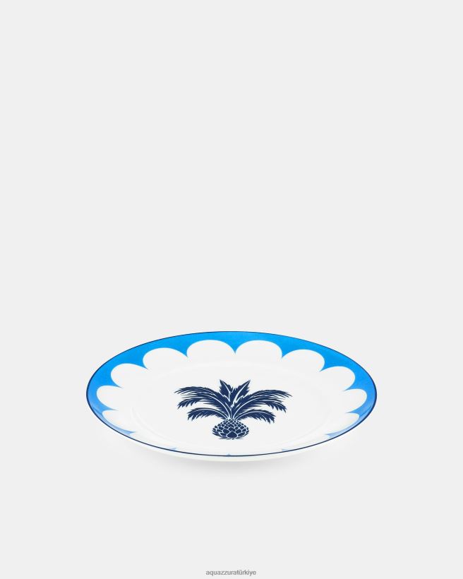Aquazzura jaipur tatlı tabağı mavi X8BD04519