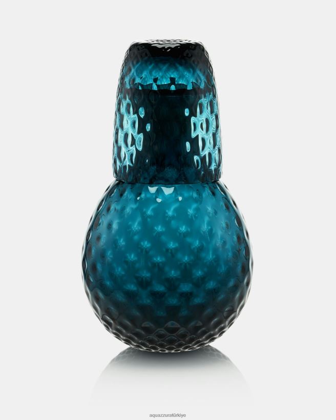 Aquazzura balon sürahi ve bardak mavi X8BD04548