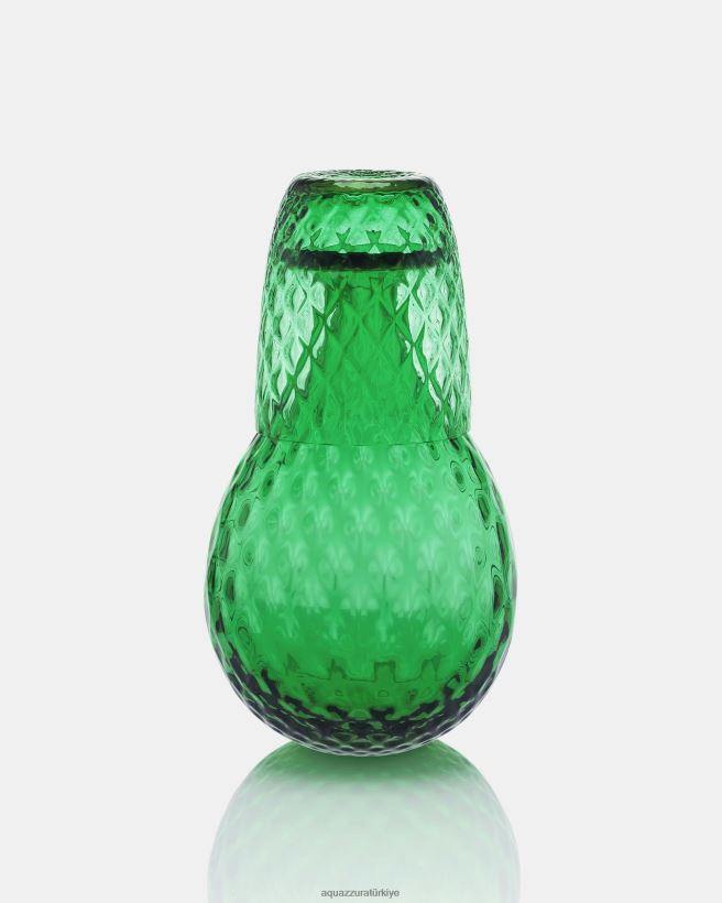 Aquazzura balon sürahi ve bardak yeşil X8BD04549